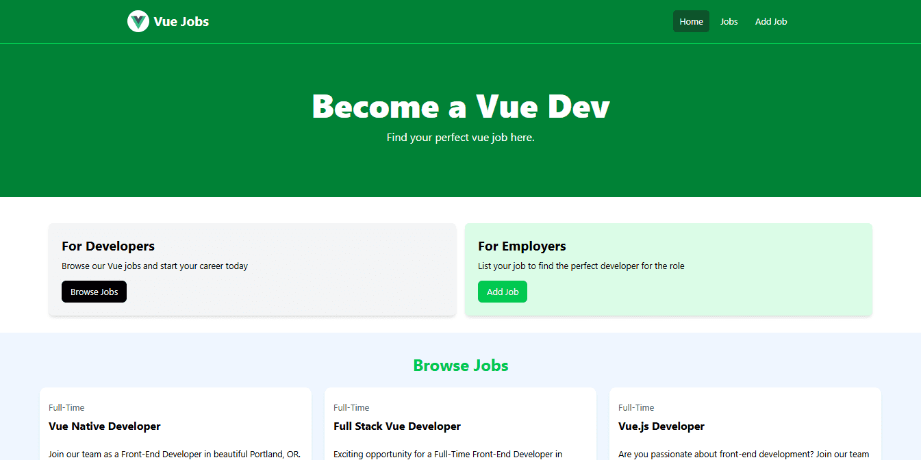 Vue Jobs